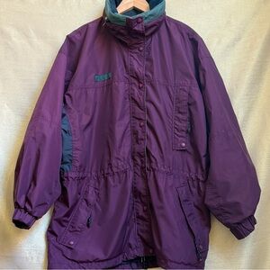 Columbia Plum and Teal Ski Jacket